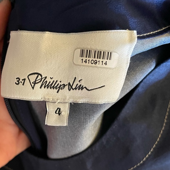 3.1 Phillip Lim Polka Dot Cross Strapped Dress, Sz 4 - Picture 12 of 13